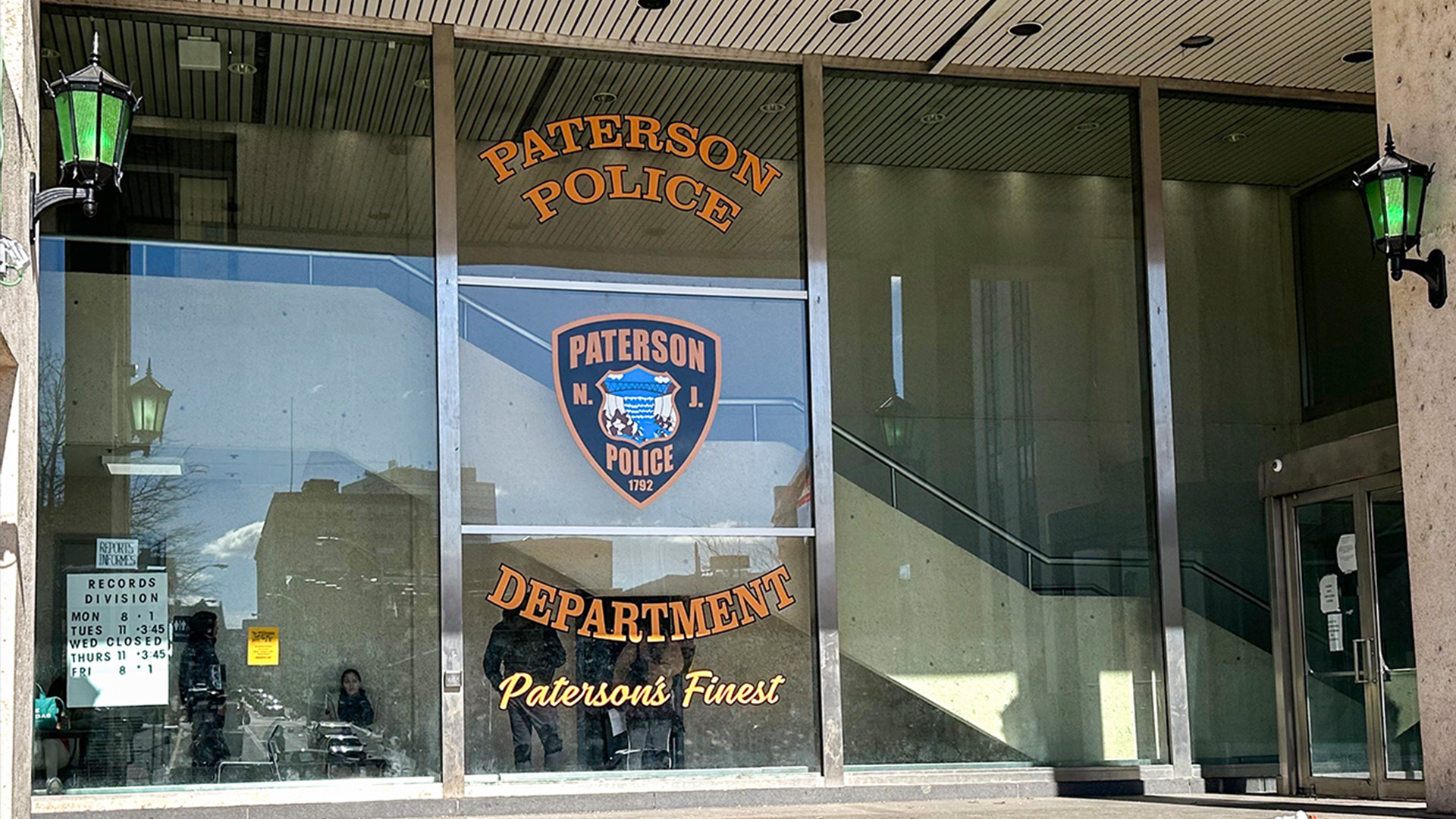 The Paterson Police Department headquarters is seen on Feb. 16, 2024, nearly a year after the state attorney general took over the department, in Paterson, N.J.